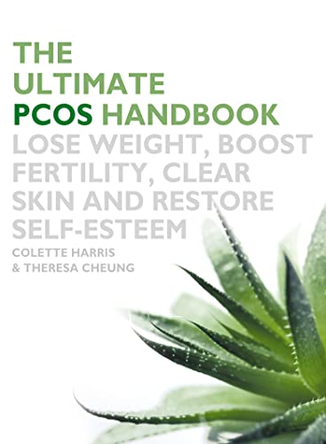 Book cover: "The Ultimate PCOS Handbook" with a succulent plant.