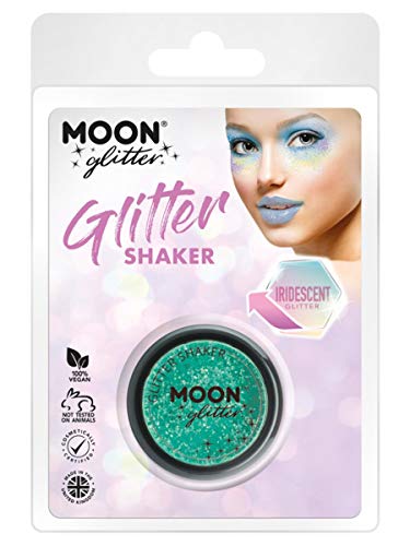 Moon Glitter Iridescent Glitter Shakers Green