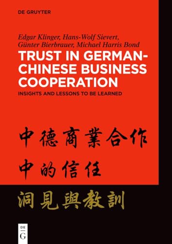 Trust In German-Chinese Business Cooperation