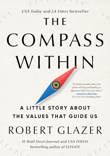 Book cover: "The Compass Within" by Robert Glazer, featuring a compass.