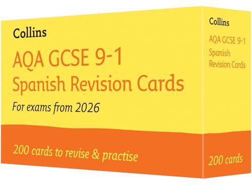 AQA GCSE 9-1 Spanish Vocabulary Revision Cards : Ideal for the 2026 and 2027 Exams