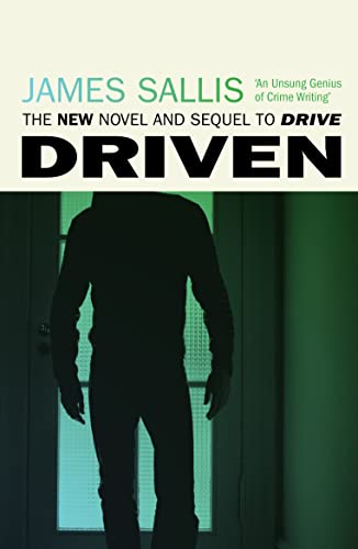 Book cover for "Driven" by James Sallis, featuring a silhouetted figure.