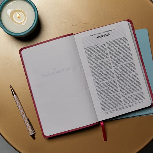 NKJV, Value Thinline Bible, Pink Leathersoft, Red Letter, Comfort Print : Holy Bible, New King James Version