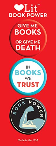 Book Power 3 Badge Set (LoveLit Button Assortment)