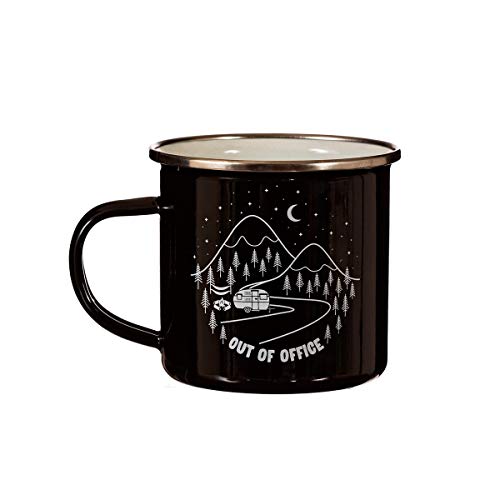 Sass & Belle Out of Office Enamel Mug