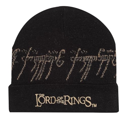 The Lord Of The Rings - One Ring (Unisex Black Beanie) One Size