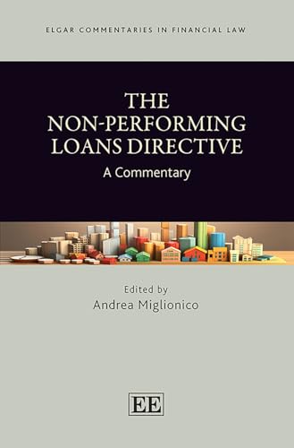 Book cover: "The Non-Performing Loans Directive: A Commentary" with building blocks.