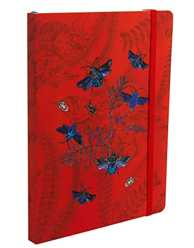Art of Nature: Flight of Beetles Notebook with Elastic Band (Botanical Collection)