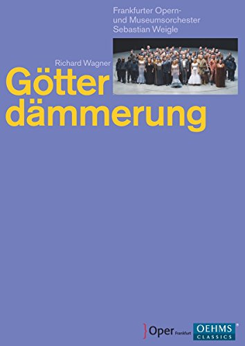 DVD cover for Wagner’s *Götterdämmerung* opera, featuring a cast photo.
