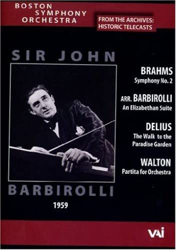 DVD cover featuring conductor Sir John Barbirolli from a 1959 performance.
