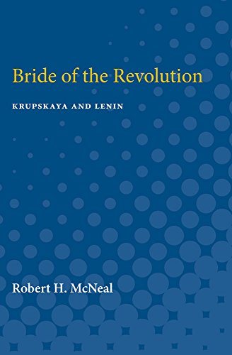 Book cover: "Bride of the Revolution" by Robert H. McNeal, blue background.