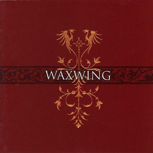 Red album cover with gold ornate design and the word "WAXWING".