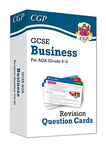 GCSE Business AQA Revision Question Cards: ideal for exams and mocks in 2022 & 2023 (CGP GCSE Business 9-1 Revision)