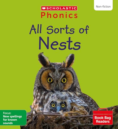 Book cover featuring an adult and baby owl in a twig nest.