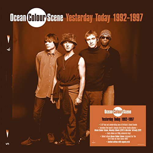Various - Ocean Colour Scene: Yesterday Today 1992 - 1997 (140g Blue, Orange & Red Vinyl) Signed Edition [VINYL]