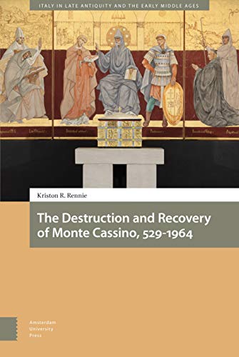 Book cover depicting historical figures and the title “The Destruction and Recovery of Monte Cassino.”