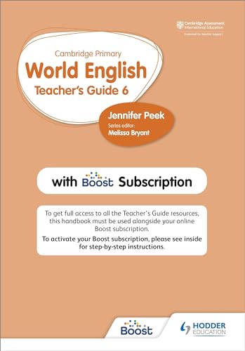 Cambridge Primary World English Teacher's Guide Stage 6 with Boost Subscription
