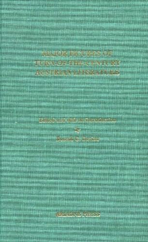 Major Figures of Turn-of-the-Century Austrian Literature