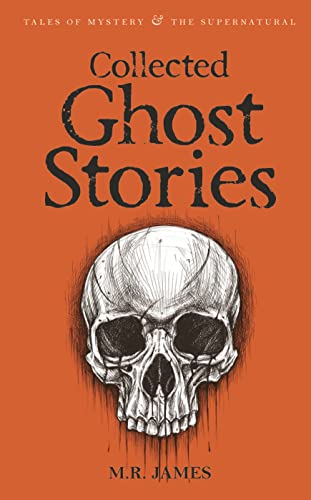 Book cover with orange background, black text, and a detailed sketch of a skull.