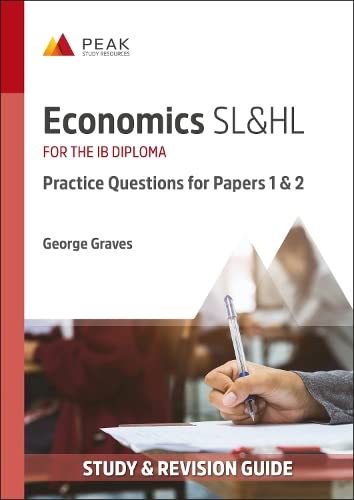 Book cover for Economics SL&HL for the IB Diploma with a hand writing on paper.