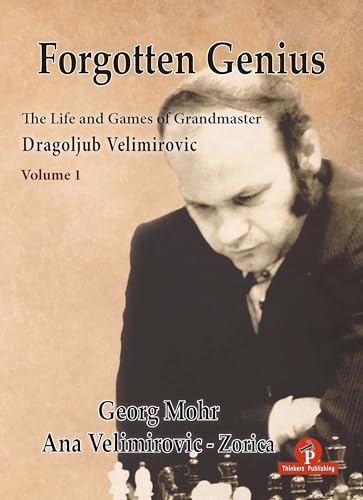 Book cover featuring a portrait of chess grandmaster Dragoljub Velimirovic.