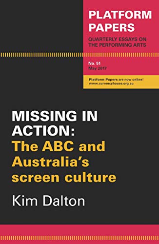 Book cover: "Missing in Action: The ABC and Australia's screen culture.