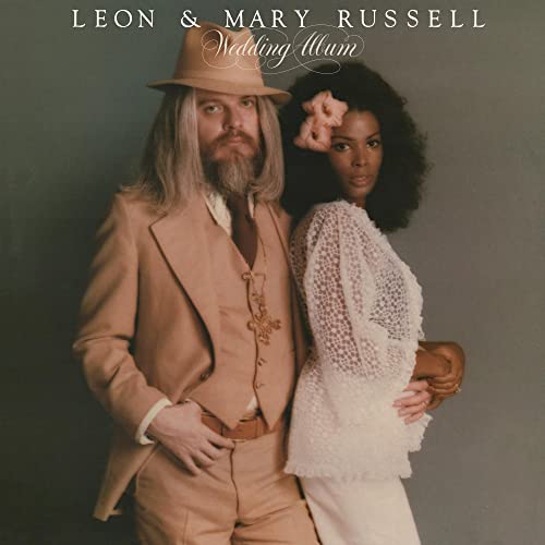 Leon Russell and Mary Cantrell wedding album cover, vinyl record.