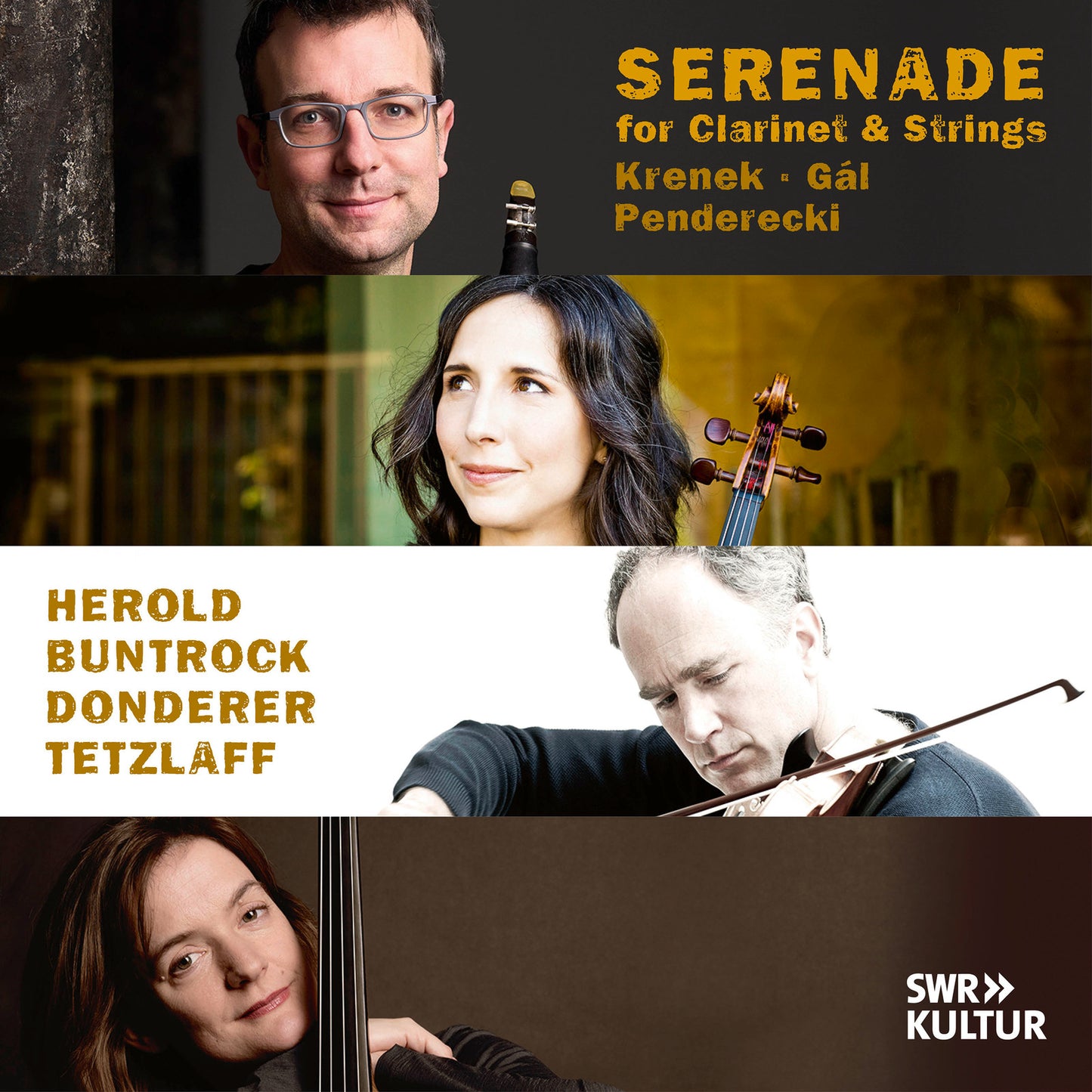 Kilian Herold - Serenade For Clarinet & Strings: Krenek / Gal / Penderecki [CD]