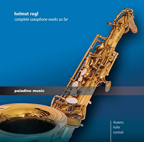 CD cover featuring a close-up of a golden saxophone against blue.