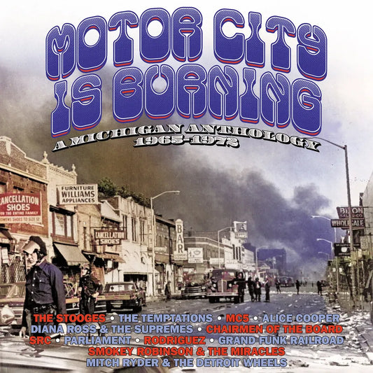MOTOR CITY IS BURNING: A MICHIGAN ANTHOLOGY 1965-1972 - 3CD CLAMSHELL BOX