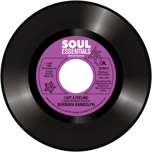 Barbara Randolph - I Got A Feeling / My Love Is Y [VINYL]