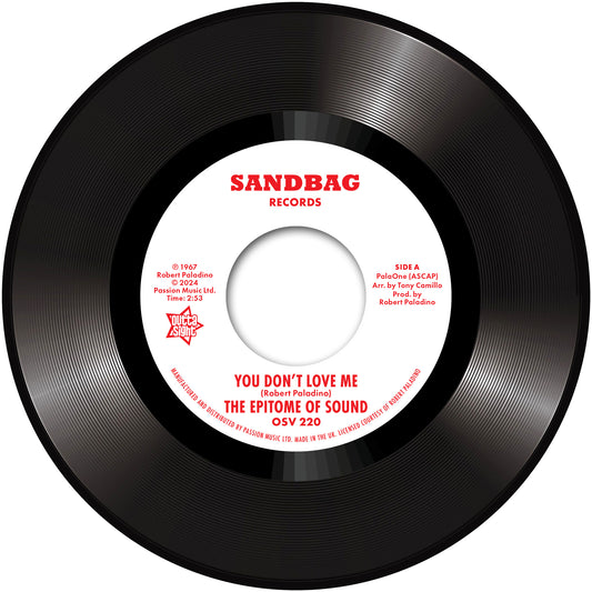 Epitome Of Sound - You Dont Love Me / Where Were [VINYL]
