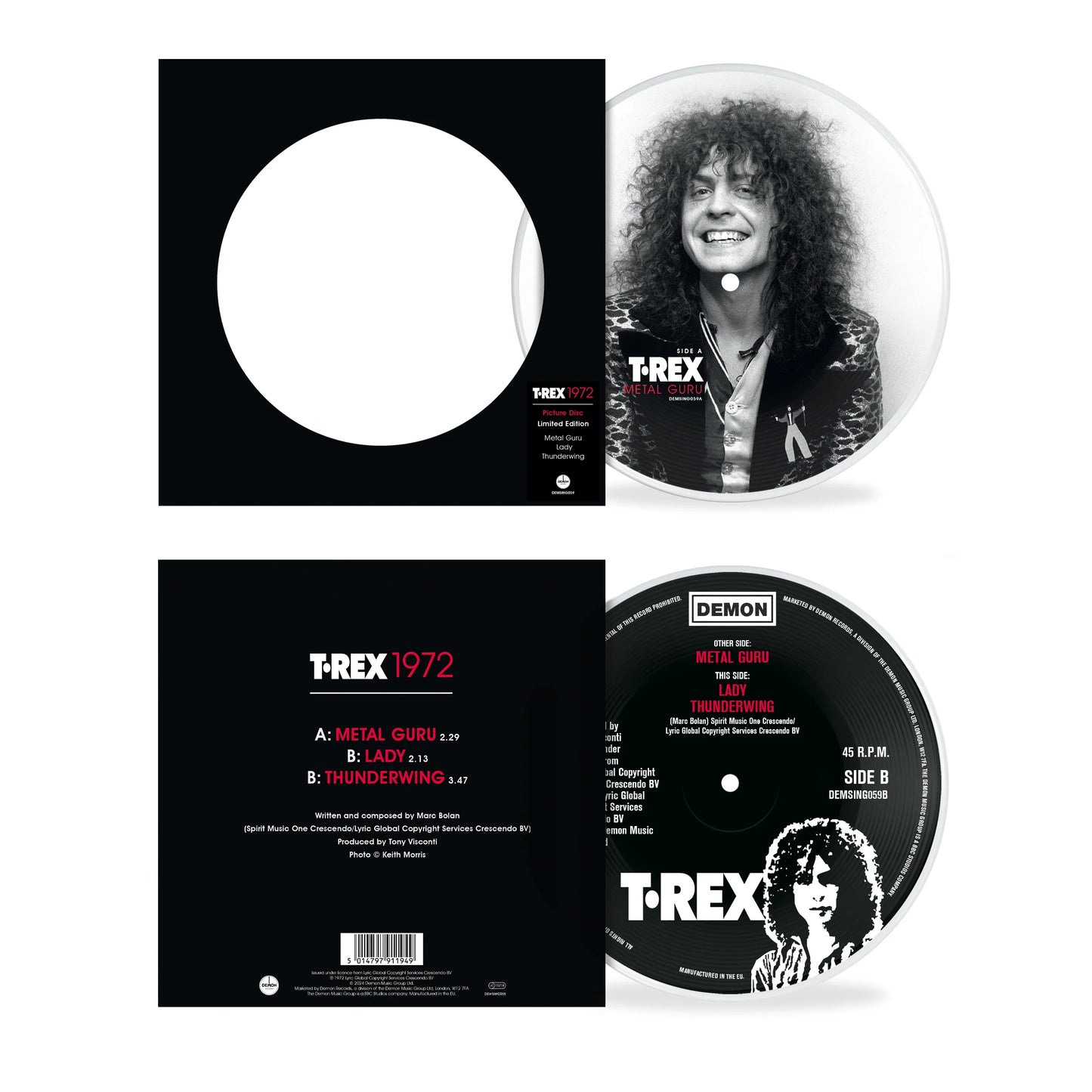 T. REX - Metal Guru/Thunderwing/Lady [VINYL]