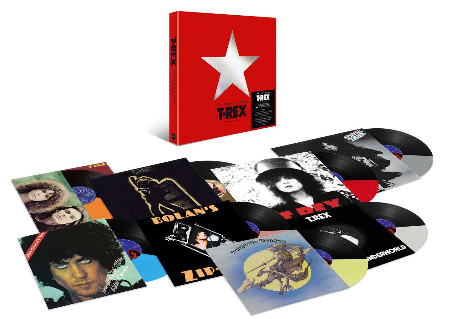 T-Rex - The Studio Albums 1970 - 1977 [VINYL]
