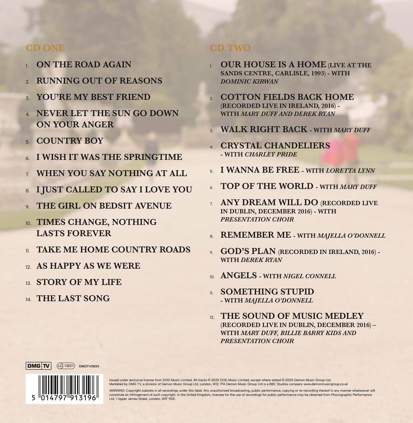 Daniel ODonnell - Now And Then Exclusive (DLX) [CD]