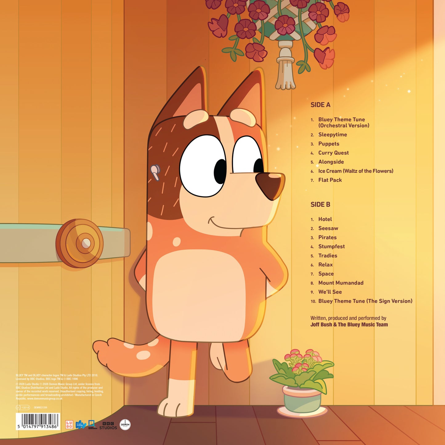 Bluey - Up Here (Blue LP) [VINYL]