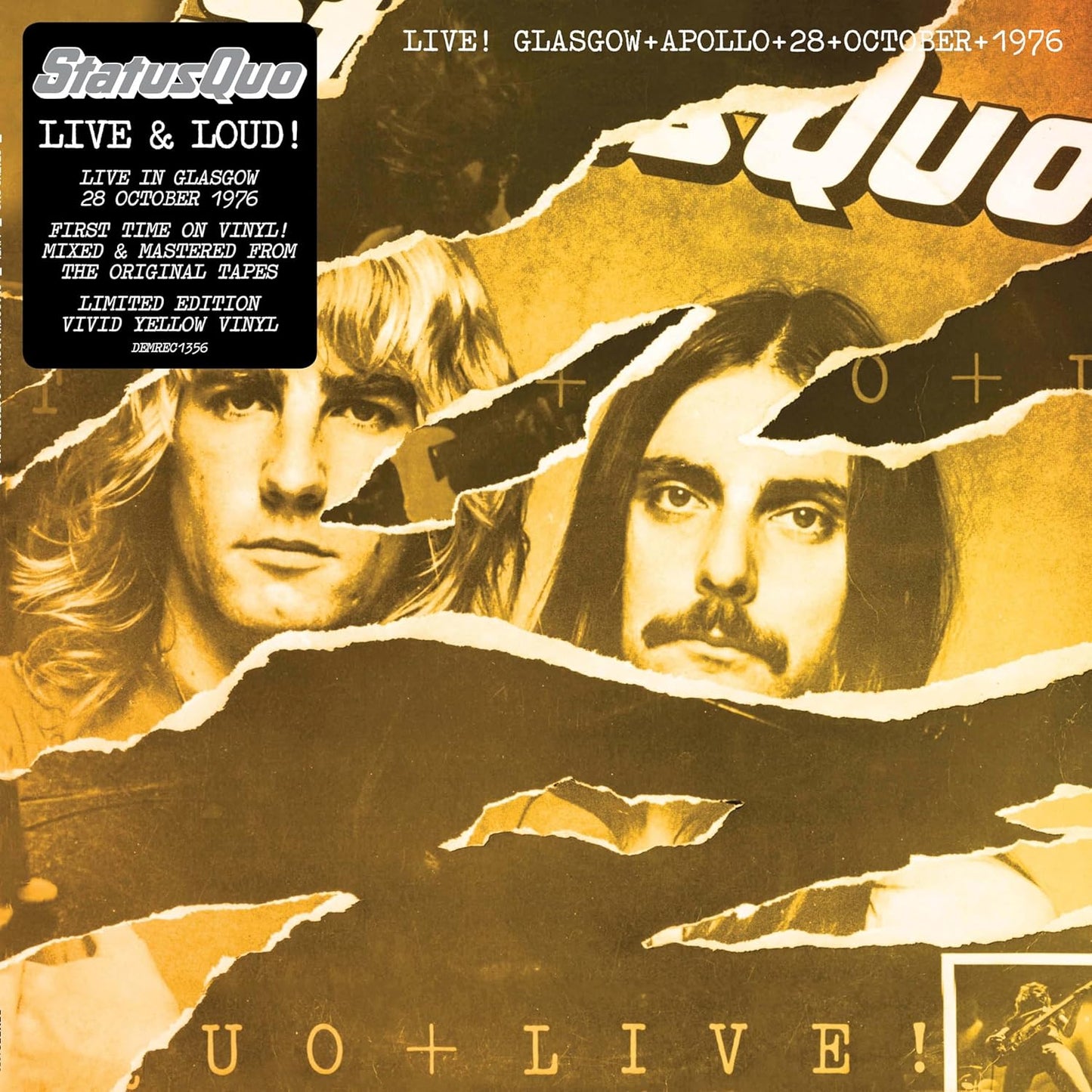 Status Quo - 28th October 1976 Live! (yellow LP) [VINYL]