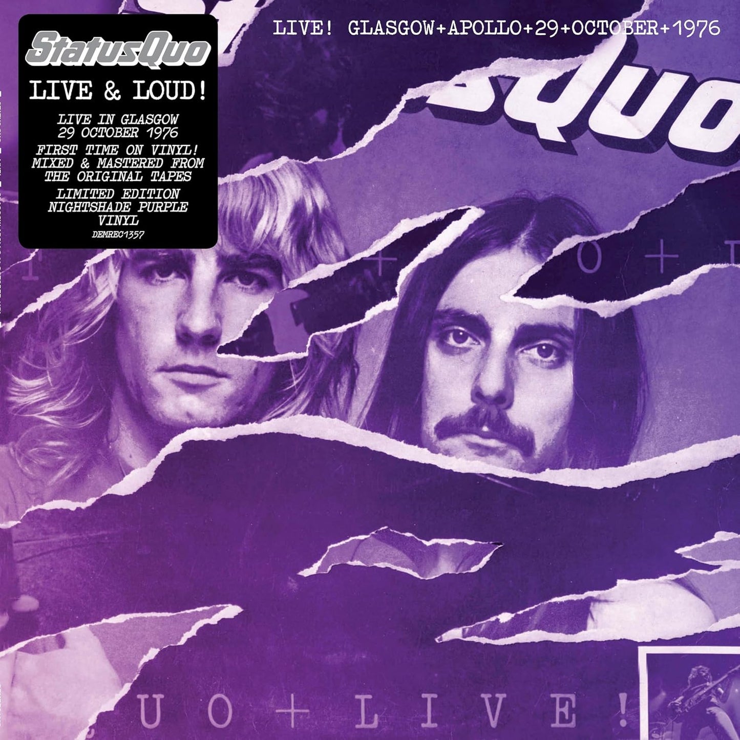 Status Quo - 29th October 1976 Live! (purple LP) [VINYL]