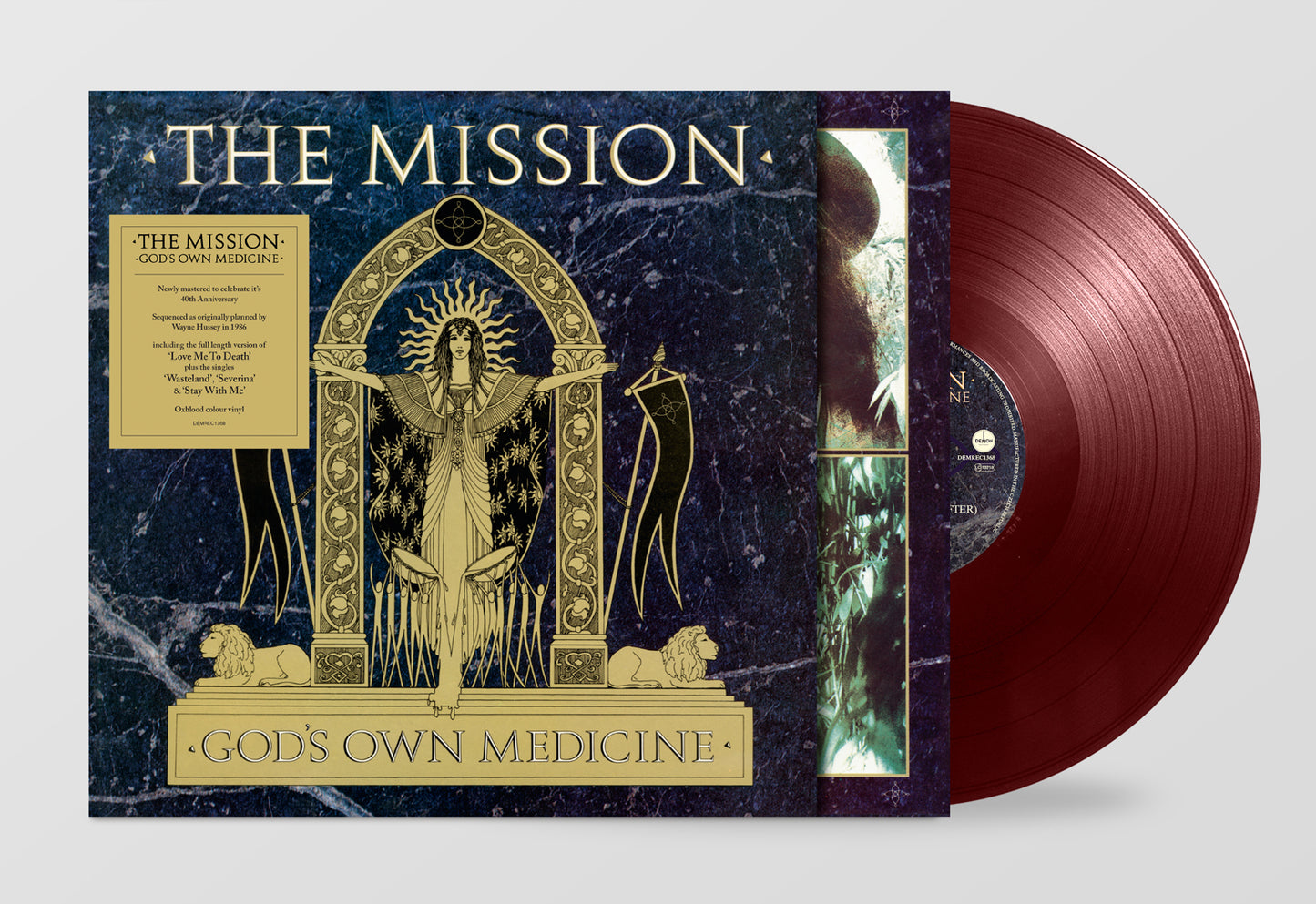 The Mission - God's Own Medicine (Red LP) [VINYL]