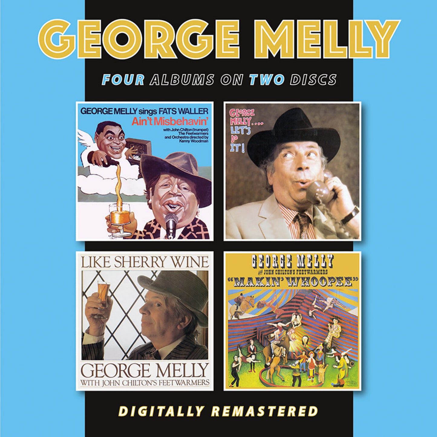 George Melly - Sings Fats Waller - Aint Misbehavin / Lets Do It! / Like Sherry Wine / Makin Whoopee [CD]