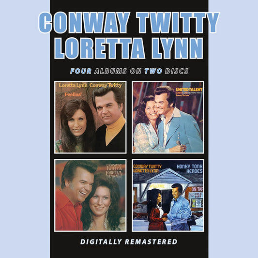 Conway Twitty & Loretta Lynn - Feelins / United Talent / Dynamic Duo / Honky Tonk Heroes [CD]