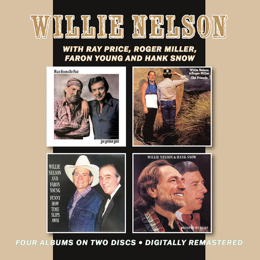 Willie Nelson - San Antonio Rose (With Ray Price) / Old Friends (With Roger Miller) / Funny How Time Slips Away (With Faron Young) / Brand On My Heart (With Hank Snow) [CD]