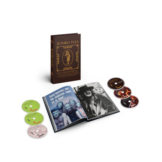 Jethro Tull "Still Living in the Past" CD and Blu-ray package displayed open.