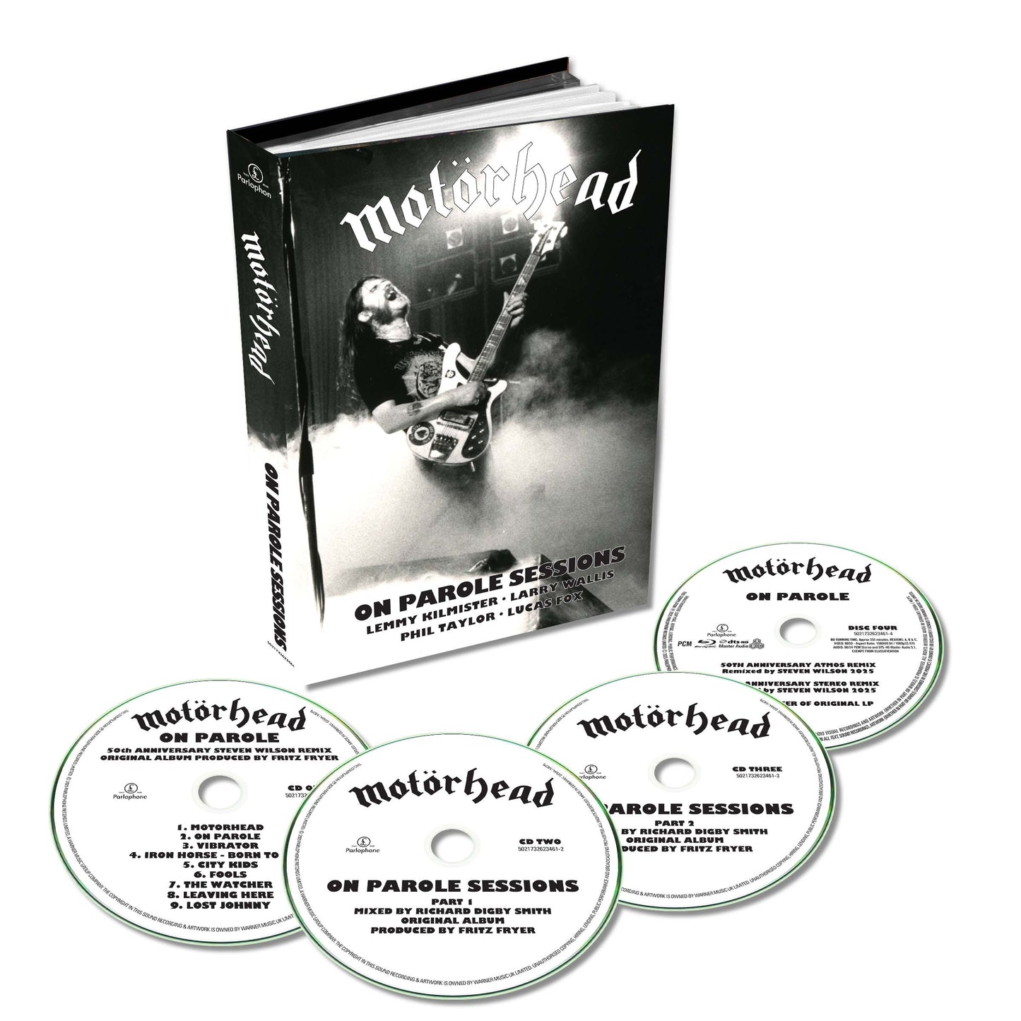 Motörhead - On Parole Sessions (3CD/BD) [CD]