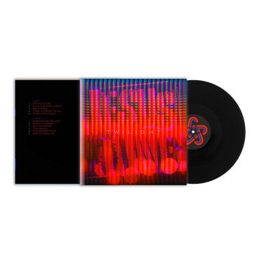 Jesus Jones’ “Twilight” vinyl record with colorful, distorted cover art.