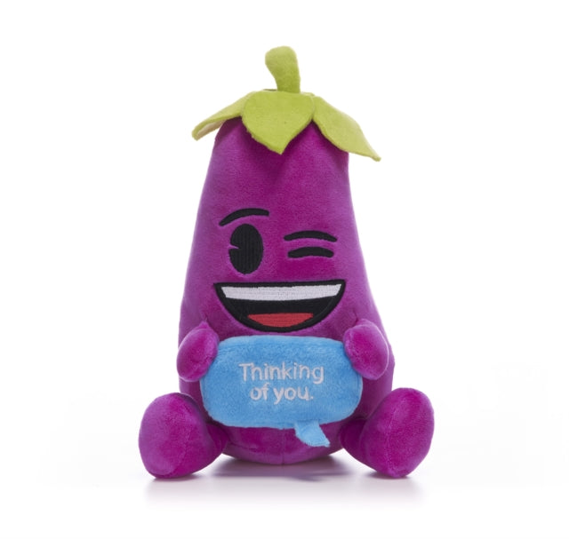 7" Aubergine Emoji Plush Gift
