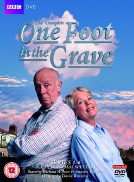 DVD cover of "One Foot in the Grave" featuring an elderly couple back-to-back.