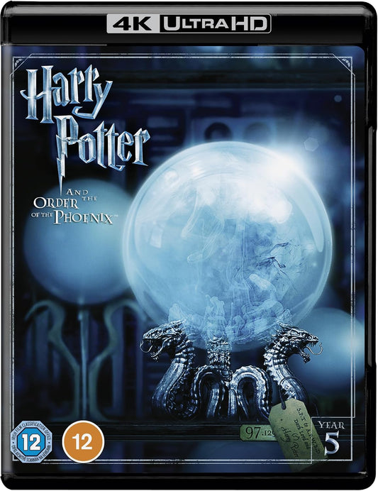 “Harry Potter and the Order of the Phoenix” 4K UHD Blu-ray cover art.