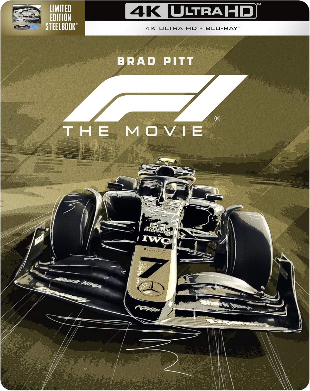 F1 the Movie Steelbook (Vintage) [Blu-ray]