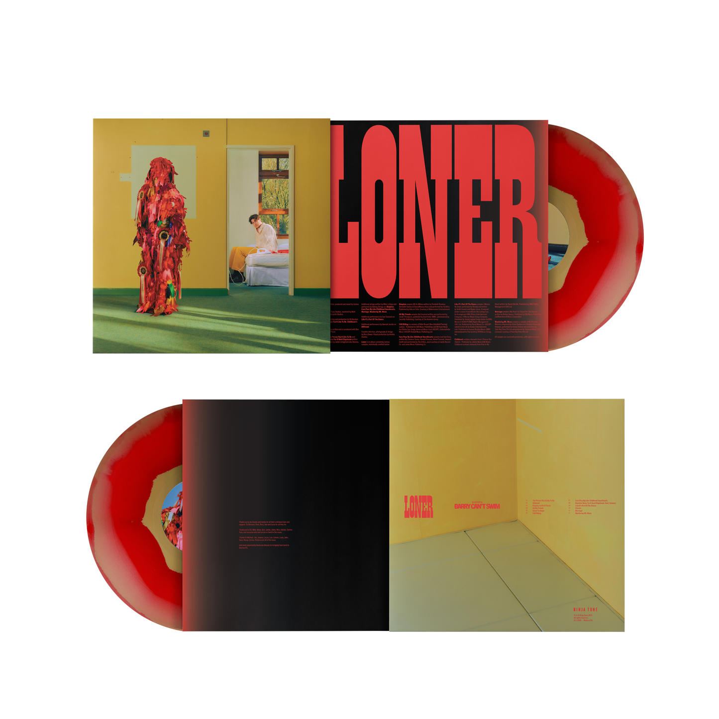 Barry Cant Swim - Loner (Gold & Red LP) [VINYL]